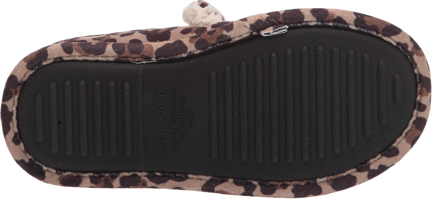 image:imageDearfoams Womens Lil Bear Adult ClogLeopard