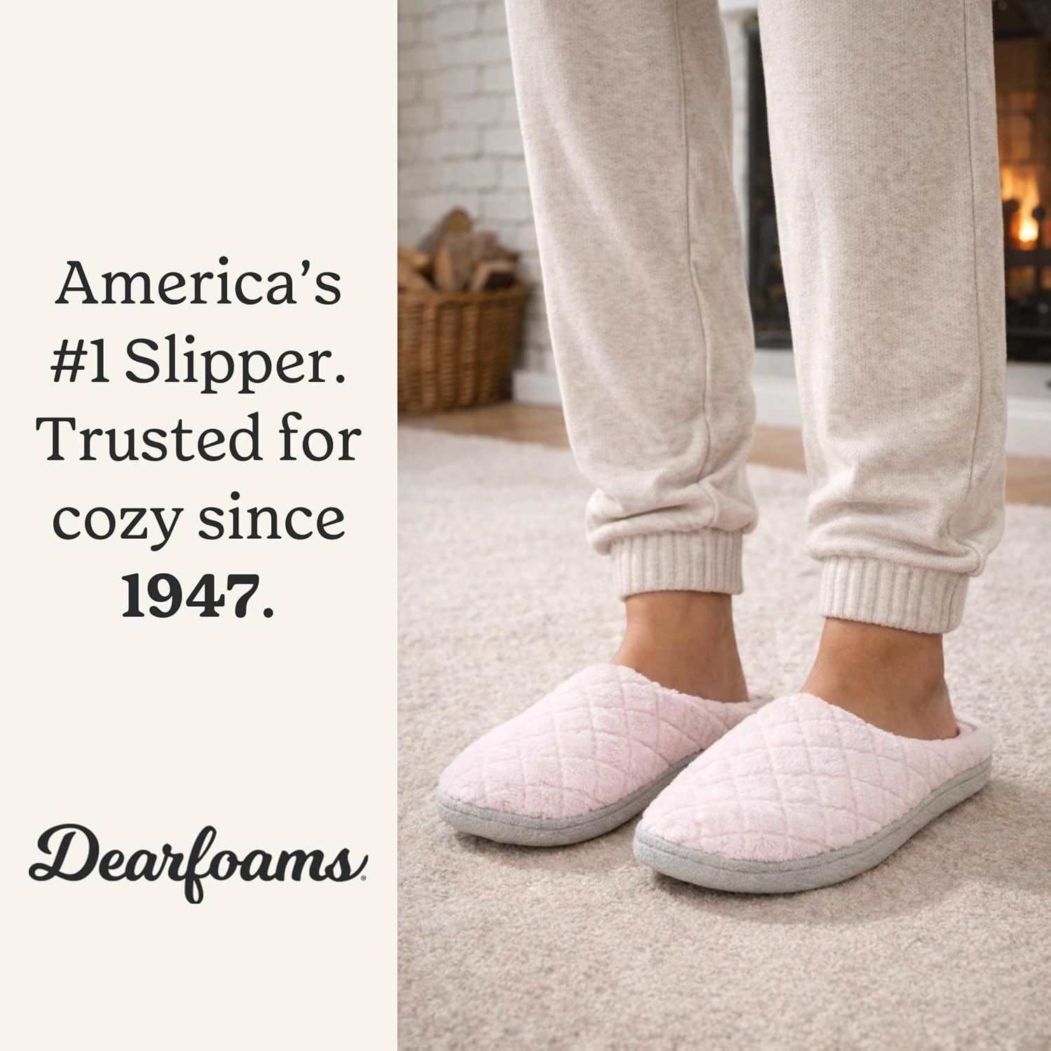 image:imageLeslie Terry Clog House Shoes with Memory Foam Indoor Slippers with Wide WidthsFresh Pink Terry