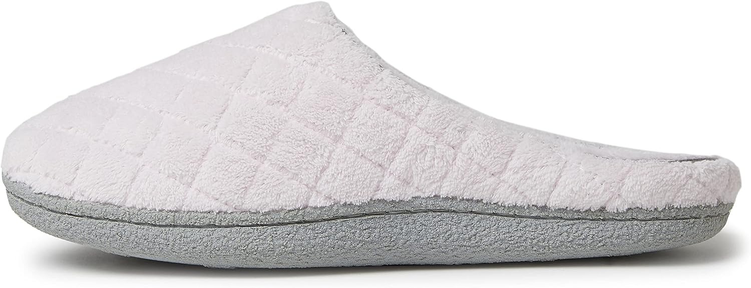 image:imageLeslie Terry Clog House Shoes with Memory Foam Indoor Slippers with Wide WidthsFresh Pink Terry