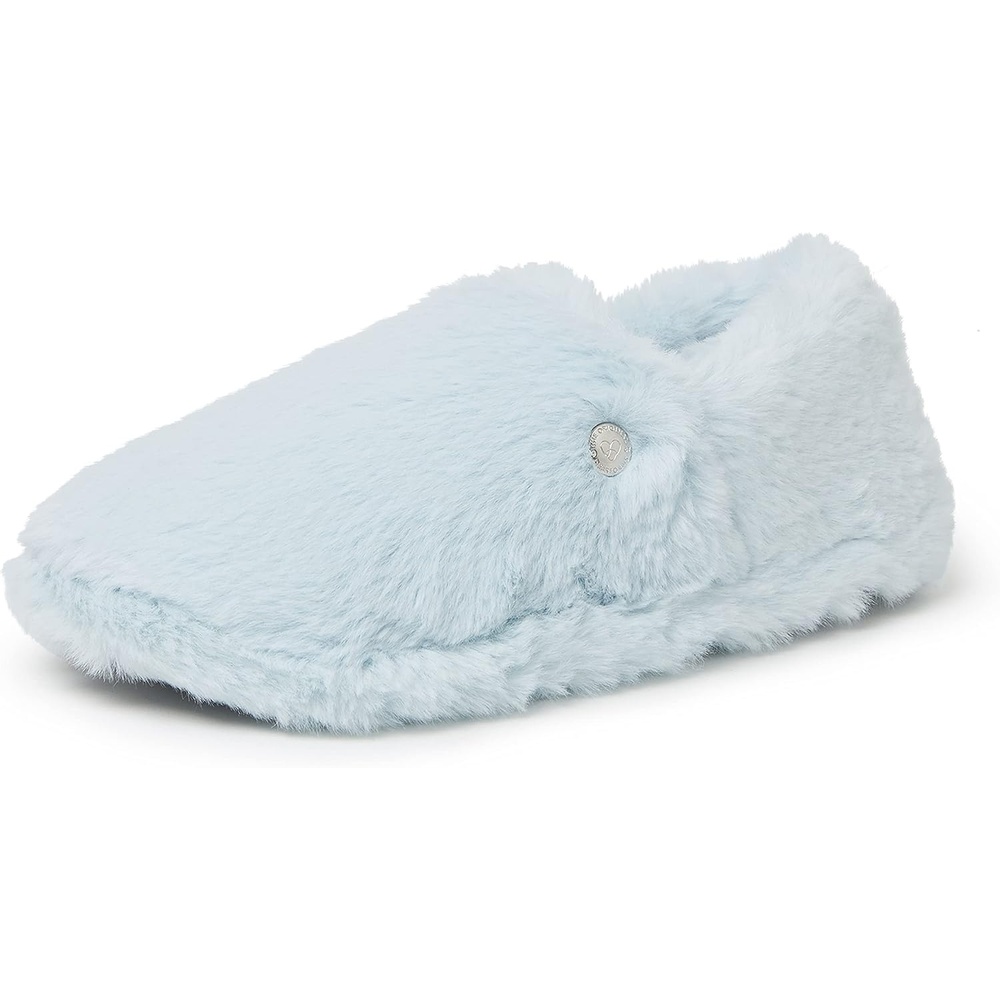 image:imageDearfoams Womens Ellie Fluffy SnuggleBlue Wash