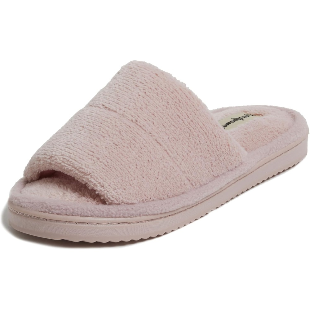 image:imageDearfoams Womens TERRY SLIDE Light Pink XL