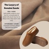 Dearfoams Men’s Suede Indoor Outdoor Clog(Chestnut)