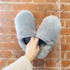 Dearfoams Women’s Ellie Fluffy Snuggle(Sleet)