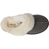Dearfoams Women’s Fireside Sydney Grey Multi Shearling Scuff Slipper 8.5 M US
