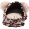 Dearfoams Women’s Lil Bear Adult Clog(Leopard)