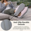 Leslie Terry Clog House Shoes with Memory Foam, Indoor Slippers with Wide Widths(Fresh Pink Terry)