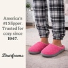 Leslie Terry Clog House Shoes with Memory Foam, Indoor Slippers with Wide Widths(Paradise Pink Terry)