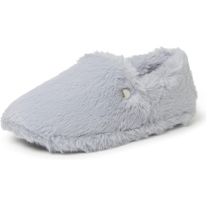 Dearfoams Women’s Ellie Fluffy Snuggle(Sleet)