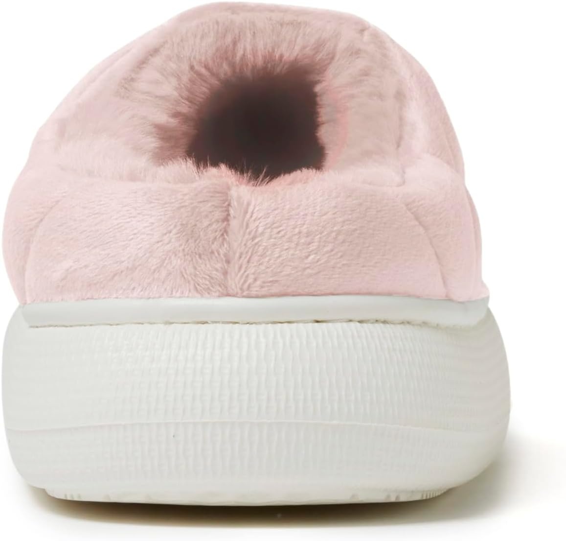 image:imageDearfoams Womens Quilted Cloud Puff Lightweight Cozy Shea Clog With Platform Cushioned OutsolePowder Pink