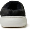 Dearfoams Women’s Quilted Cloud Puff Lightweight Cozy Shea Clog With Platform Cushioned Outsole(Black)