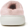 Dearfoams Women’s Quilted Cloud Puff Lightweight Cozy Shea Clog With Platform Cushioned Outsole(Powder Pink)