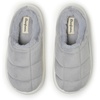 Dearfoams Women’s Quilted Cloud Puff Lightweight Cozy Shea Clog With Platform Cushioned Outsole(Sleet)