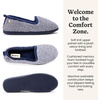 Dearfoams Women’s Rachel Velour Closed Back(Navy Chenille)