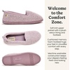 Dearfoams Women’s Rachel Velour Closed Back(Purple Chenille)