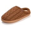 Dearfoams Men’s Case Casual Clog(Chestnut)
