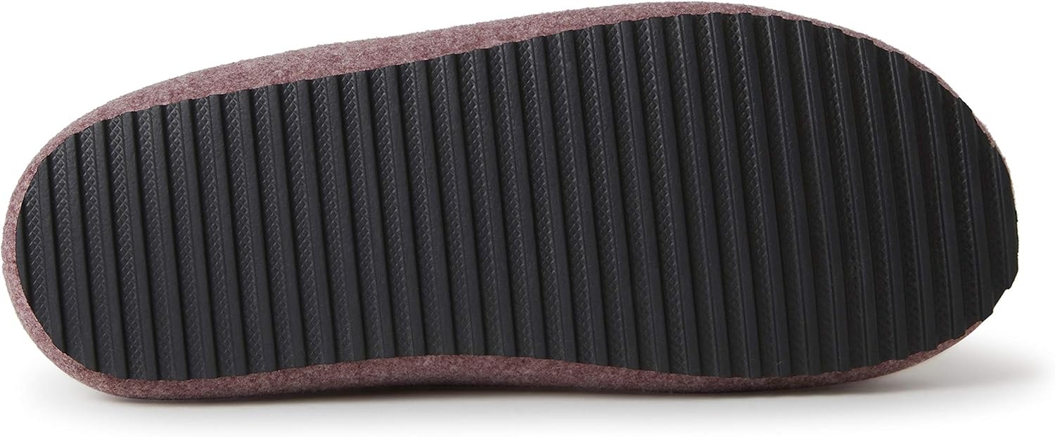 image:imageDearfoams Womens Microwool Molded Footbed ClogAubergine