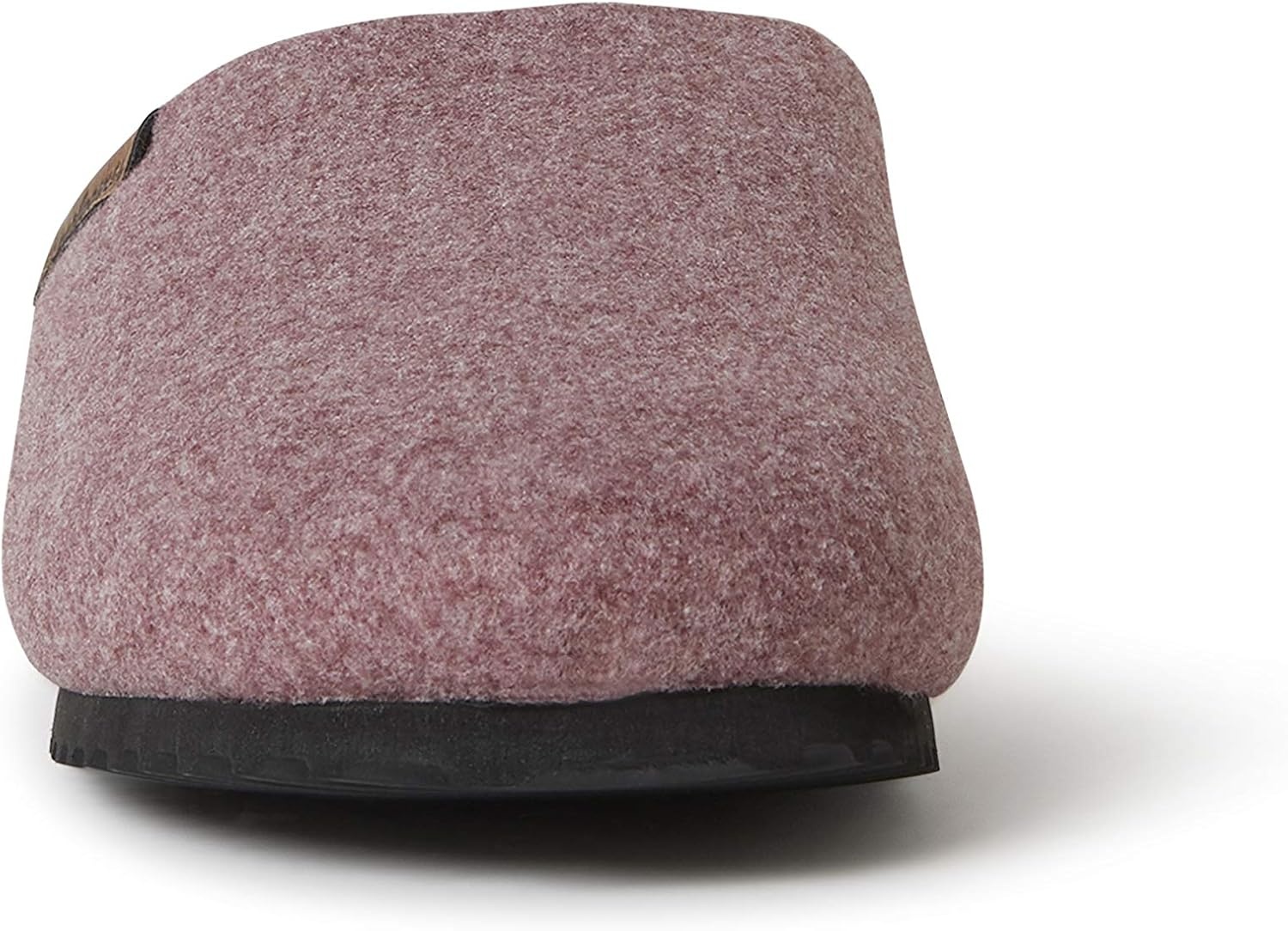 image:imageDearfoams Womens Microwool Molded Footbed ClogAubergine
