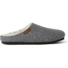 Dearfoams Women’s Microwool Molded Footbed Clog(Grey Heather)