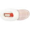 Dearfoams Women’s Nyla Felted and Plaid Moc Toe Clog(Pale Mauve)