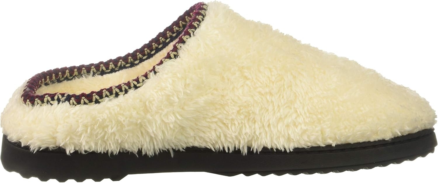 image:imageDearfoams womens Clog With Woven TrimMuslin