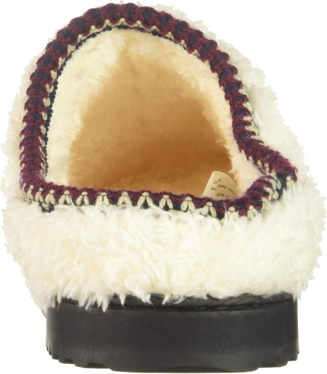 image:imageDearfoams womens Clog With Woven TrimMuslin
