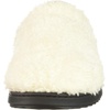 Dearfoams womens Clog With Woven Trim(Muslin)