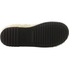 Dearfoams womens Clog With Woven Trim(Muslin)