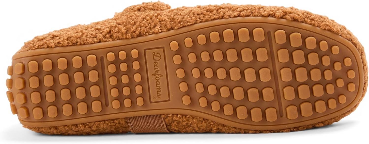 image:imageDearfoams Womens Haddy Mary Jane Travel FlatWhiskey Teddy