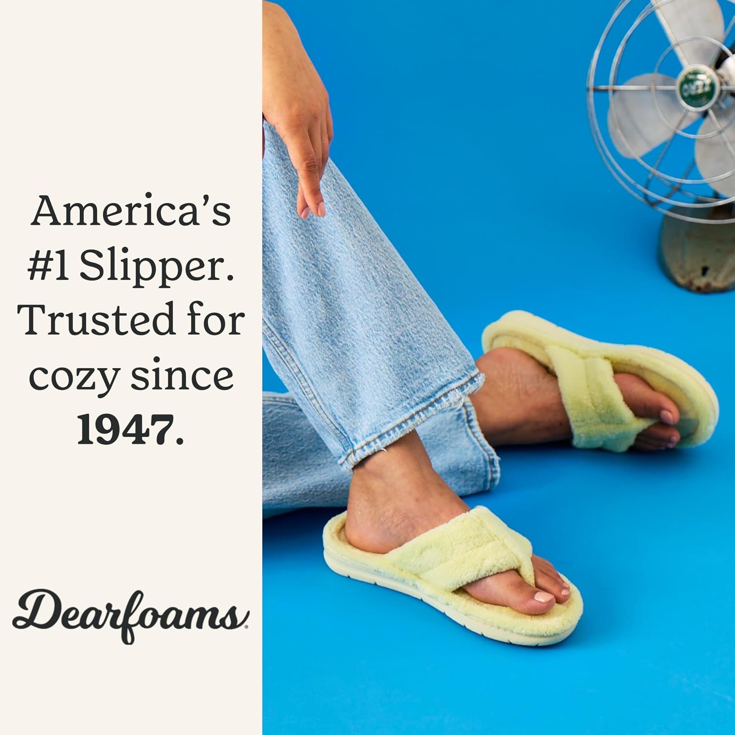 image:imageDearfoams WomensWrenley Terry Thong DAIQUIRI S
