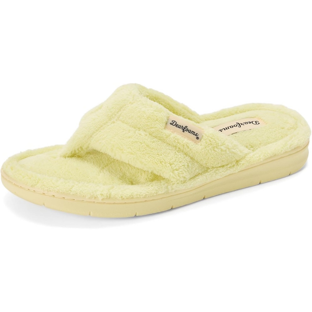 image:imageDearfoams WomensWrenley Terry Thong DAIQUIRI S
