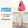 Dearfoams Mickey Adjustable Terry Slide, Memory Foam Washable Open Toe Indoor Summer House Slippers(Paradise Pink Terry)