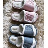 Dearfoams Mickey Adjustable Terry Slide, Memory Foam Washable Open Toe Indoor Summer House Slippers(Pink)