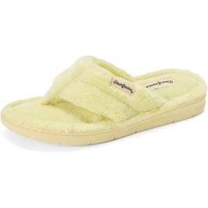 Dearfoams Women’sWrenley Terry Thong, DAIQUIRI, S