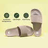 Dearfoams Women’s Planet a Women’s Regnr8 Solo Slide(Medium Grey)
