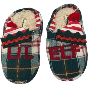 Dearfoams Kids Lil Elf Clog Slippers Sz 11/12 Green