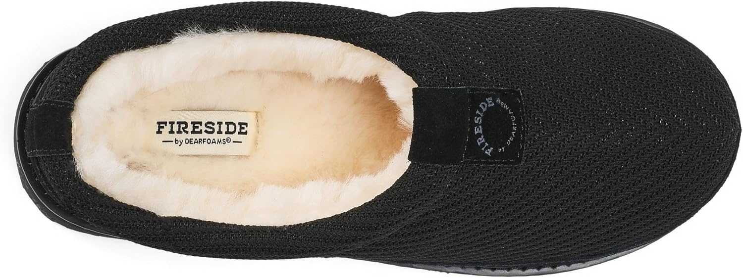 image:imageDearfoams Mens Grafton Sport Knit Water Resistant ClogBlack