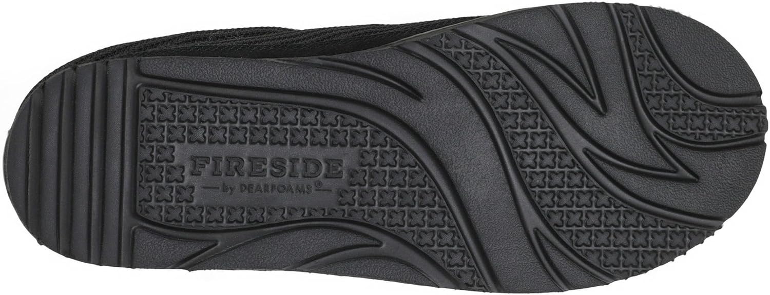 image:imageDearfoams Mens Grafton Sport Knit Water Resistant ClogBlack