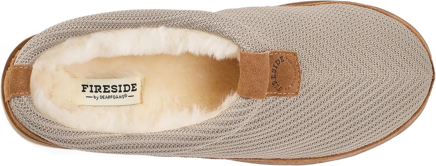 image:imageDearfoams Mens Grafton Sport Knit Water Resistant ClogChestnut