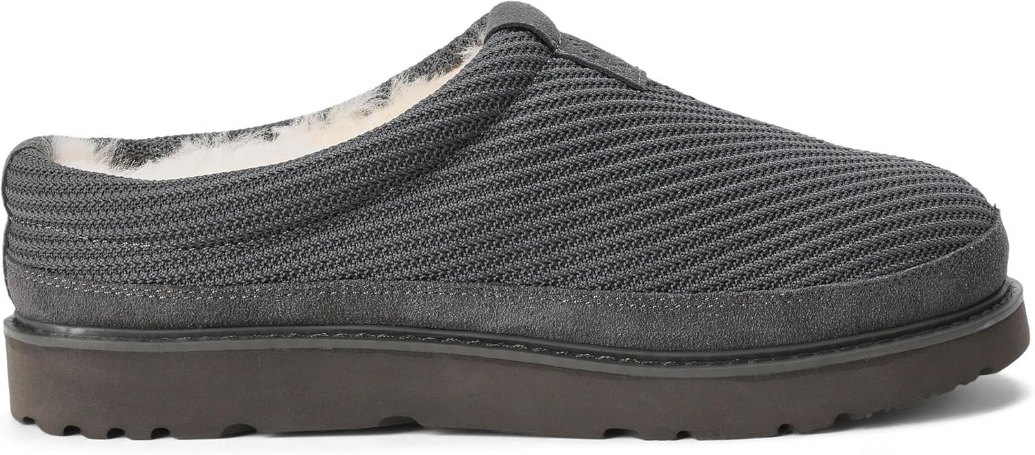 image:imageDearfoams Mens Grafton Sport Knit Water Resistant ClogGrey