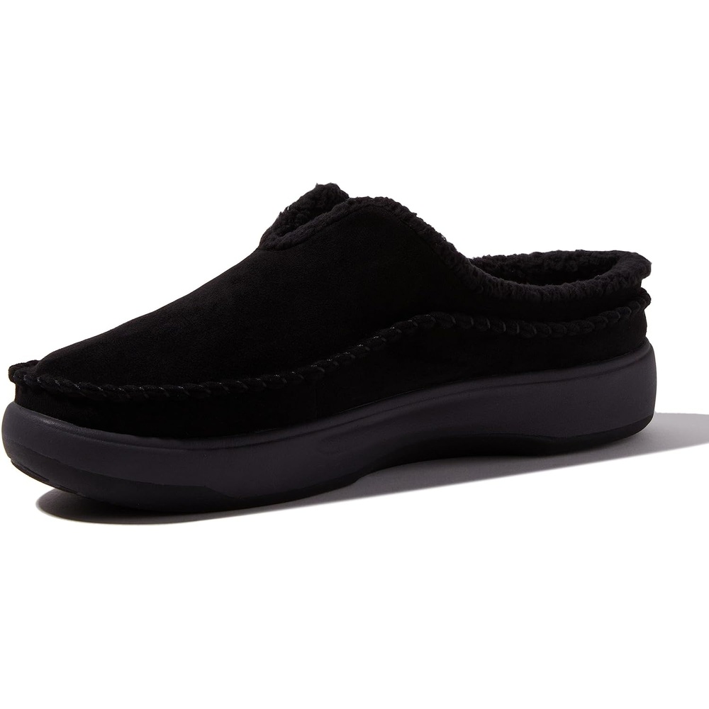 image:imageDearfoams Mens Elm All Day Comfort SlipOn Water Resistant ClogBlack