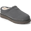 Dearfoams Men’s Grafton Sport Knit Water Resistant Clog(Grey)