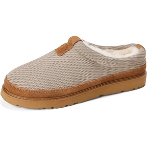 Dearfoams Men’s Grafton Sport Knit Water Resistant Clog(Chestnut)