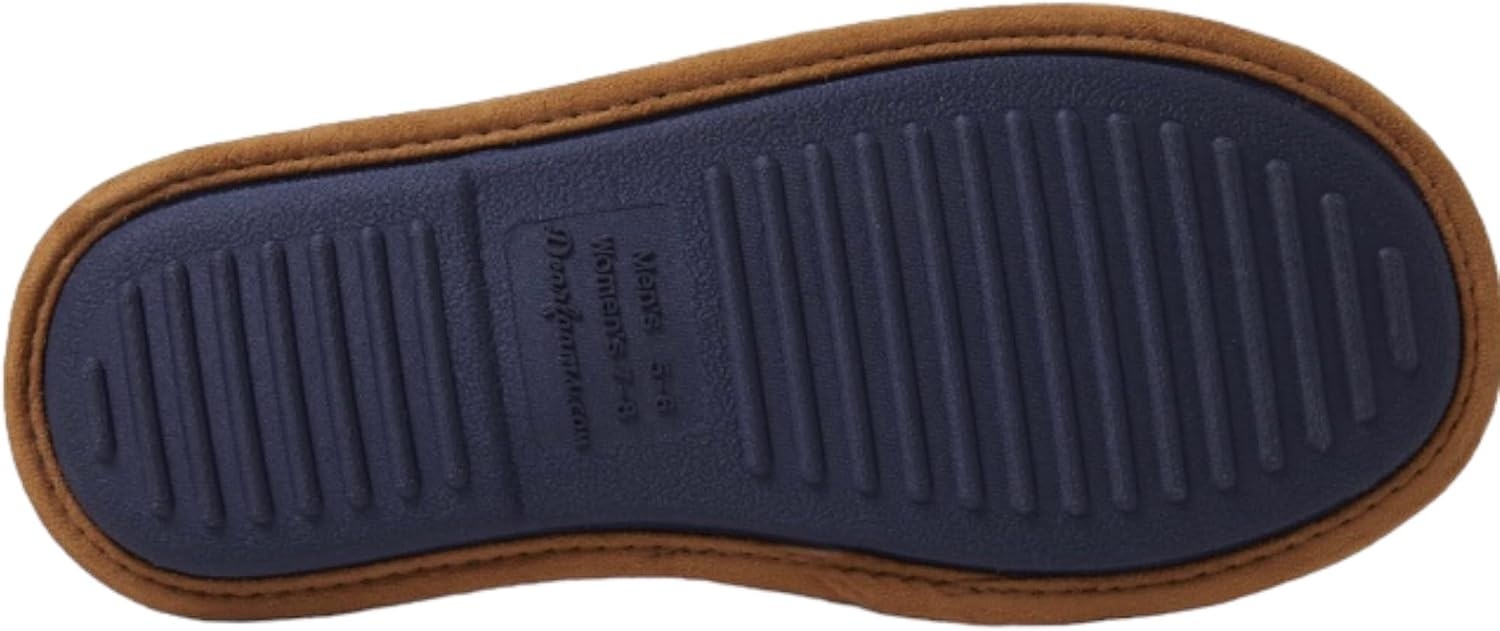 image:imageDearfoams Memory Foam Lil Bear Buffalo Plaid Slippers 910Red