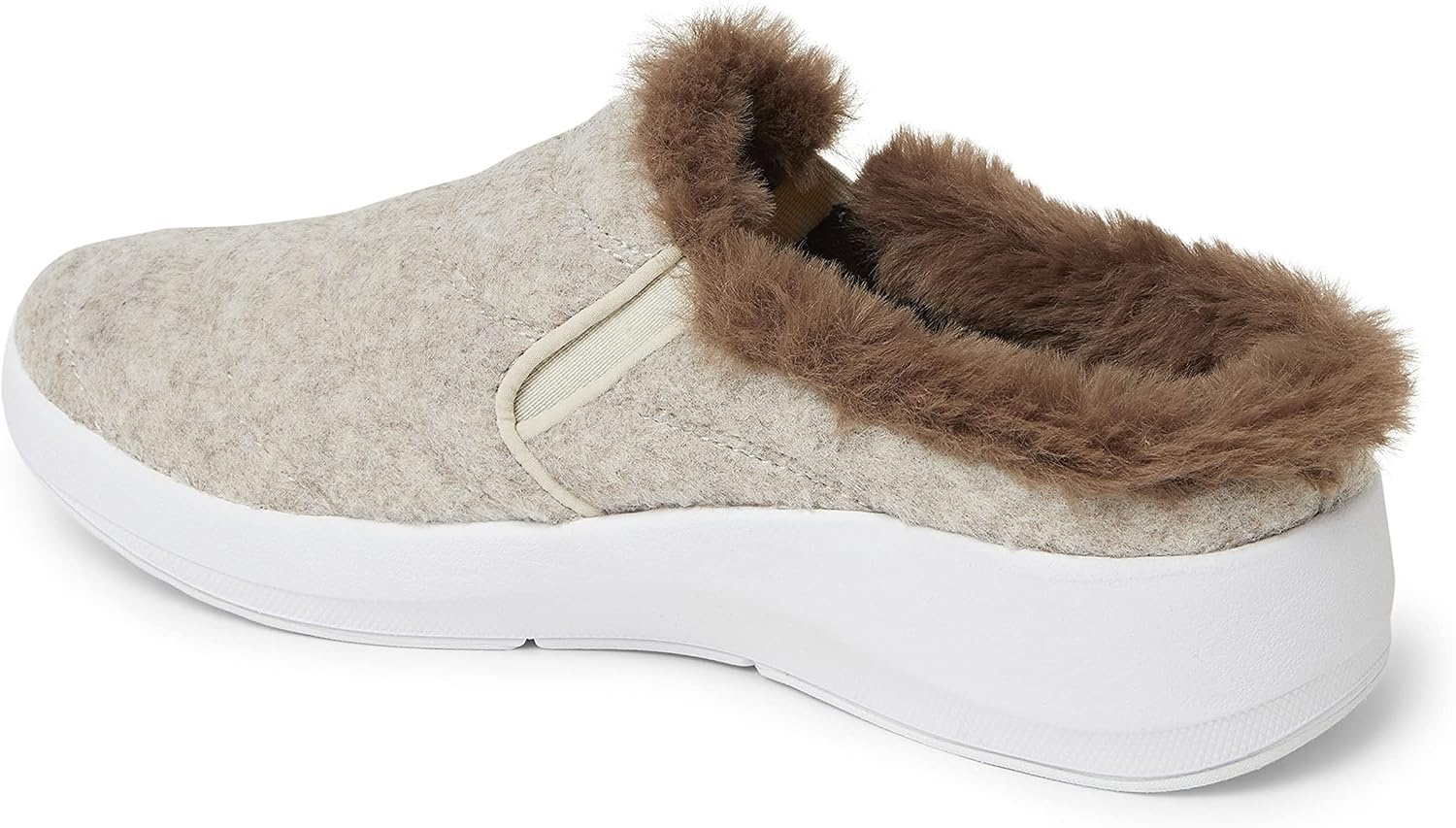 image:imageDearfoams Womens Amaya Wedge ClogNatural