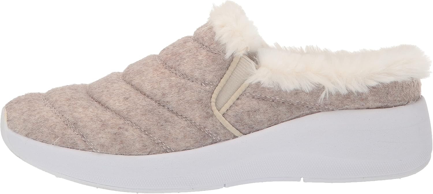 image:imageDearfoams Womens Amaya Wedge ClogNatural