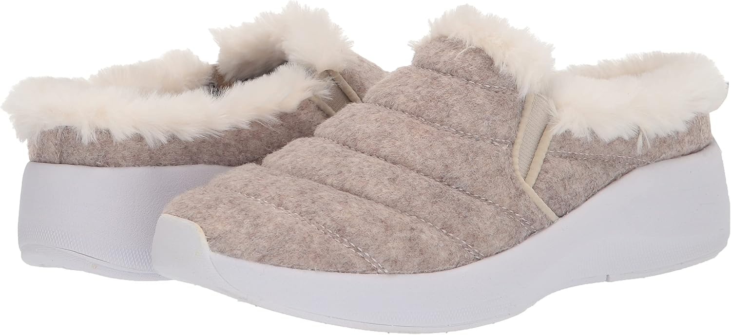 image:imageDearfoams Womens Amaya Wedge ClogNatural