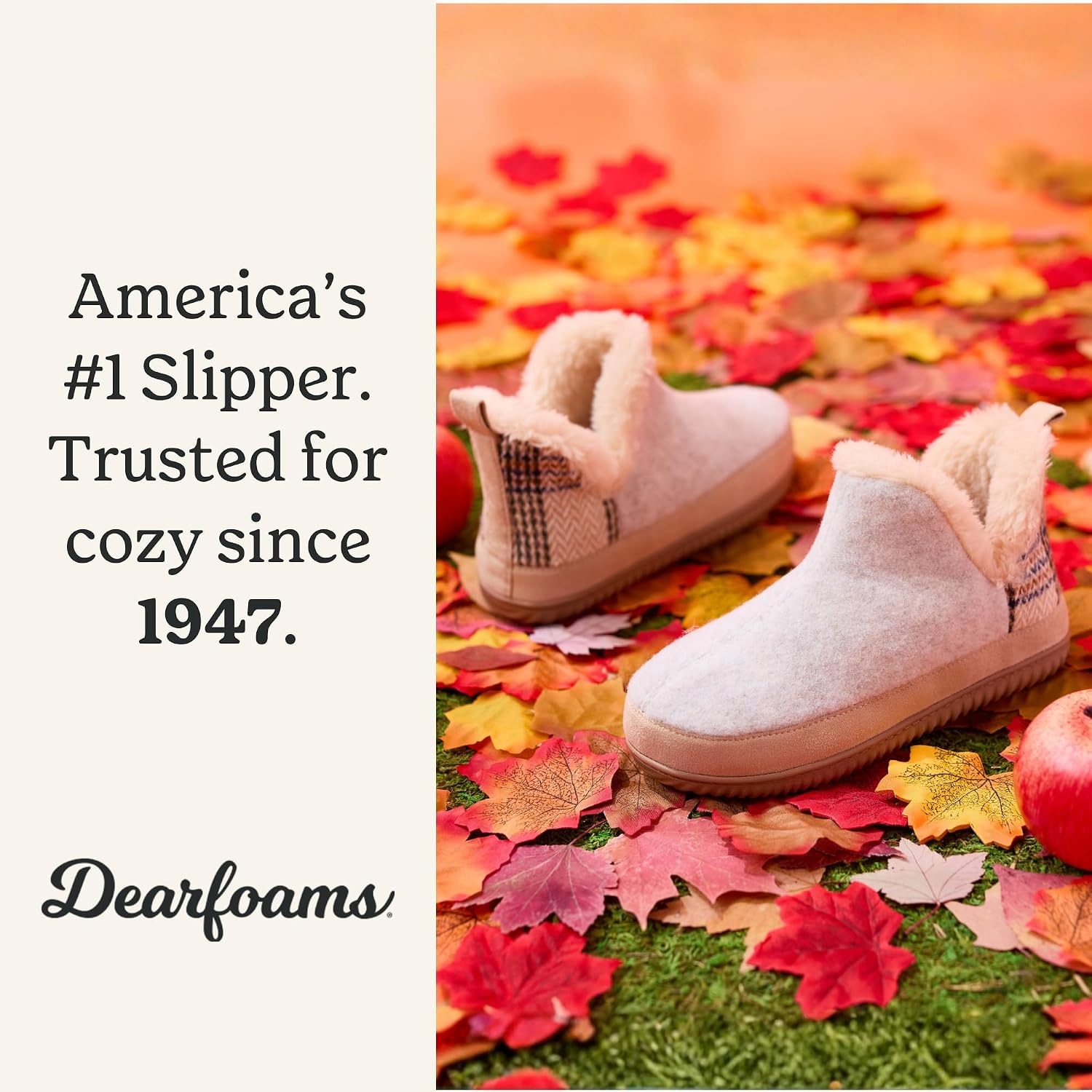 image:imageDearfoams Womens Dearfoams Womens Indoor Outdoor Harlene Boot House Shoes SlippersOatmeal
