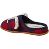 Dearfoams Memory Foam Lil Bear Buffalo Plaid Slippers (9/10)(Red)