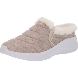 Dearfoams Women’s Amaya Wedge Clog(Natural)