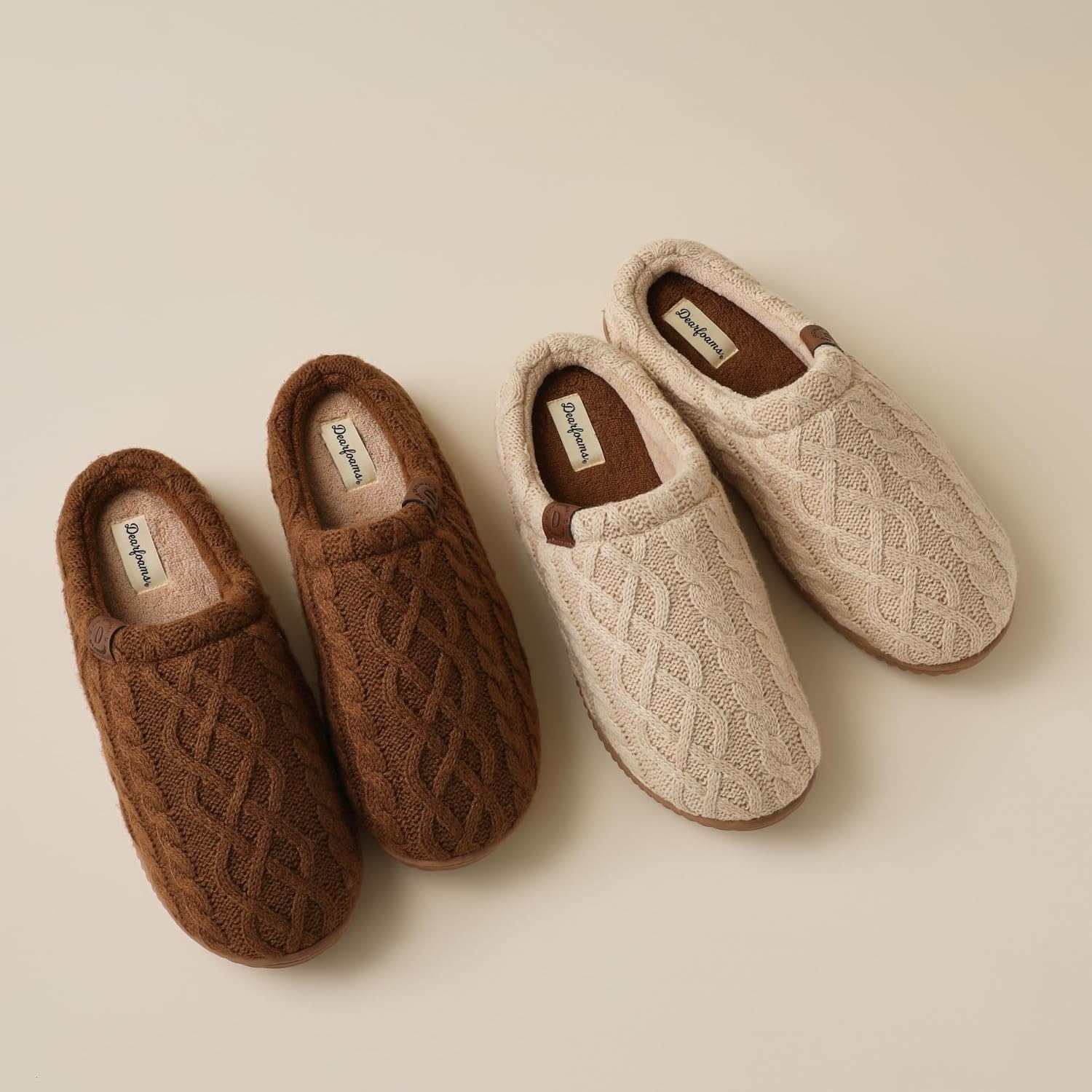 image:imageDearfoams mens Case Casual ClogDark Heather Grey